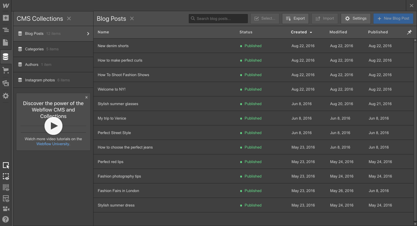 Website content management system