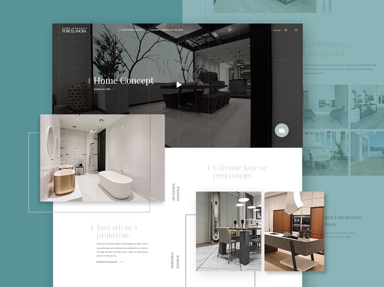 layers website porcelanosa