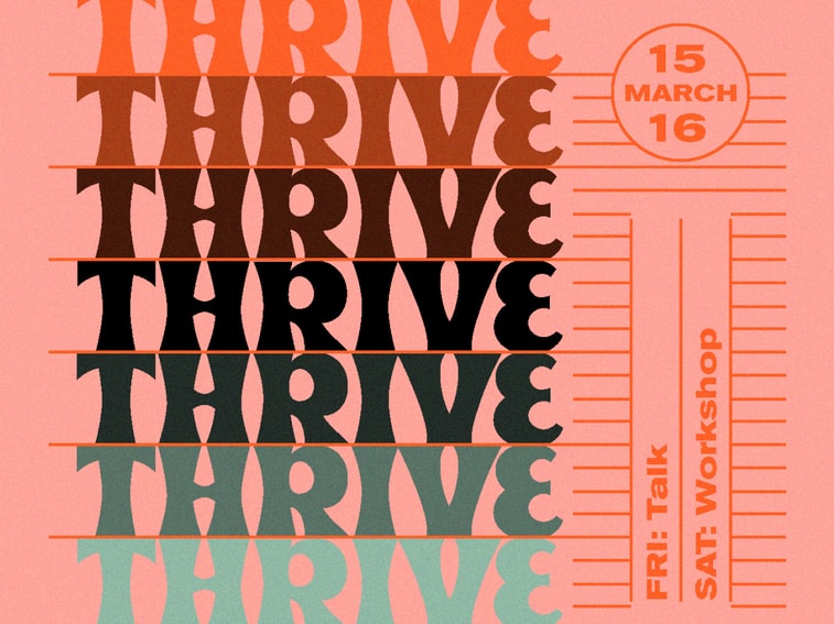 bold typography gradient
